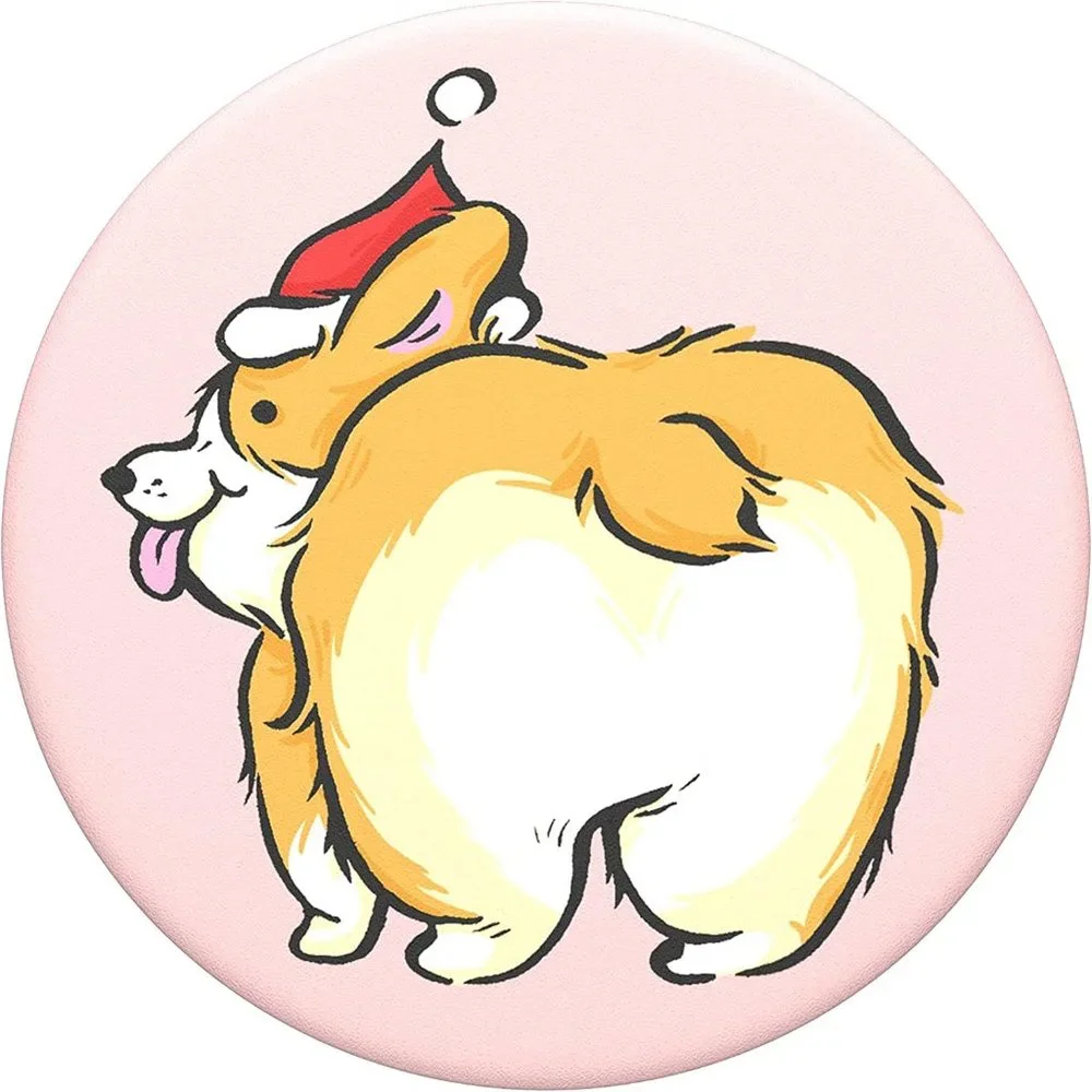 A Corgi Christmas Popsockets Single Grip & Stand Universal Phones and Tablet Hol